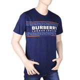 Men's Half sleeves Printed Round Neck T-Shirt - Dark Blue, Men, T-Shirts And Polos, Chase Value, Chase Value