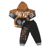 Boys Pajama Fleece Suit - Dark Brown, Kids, Boys Sets And Suits, Chase Value, Chase Value