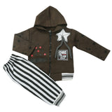 Boys Pajama Fleece Suit - Coffee, Kids, Boys Sets And Suits, Chase Value, Chase Value