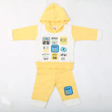 Newborn Boys Full Sleeves Hooded Suit - Yellow, Kids, NB Boys Sets And Suits, Chase Value, Chase Value