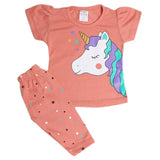 Newborn Girls Half Sleeves Suit - Peach, Kids, Newborn Girls Sets And Suits, Chase Value, Chase Value