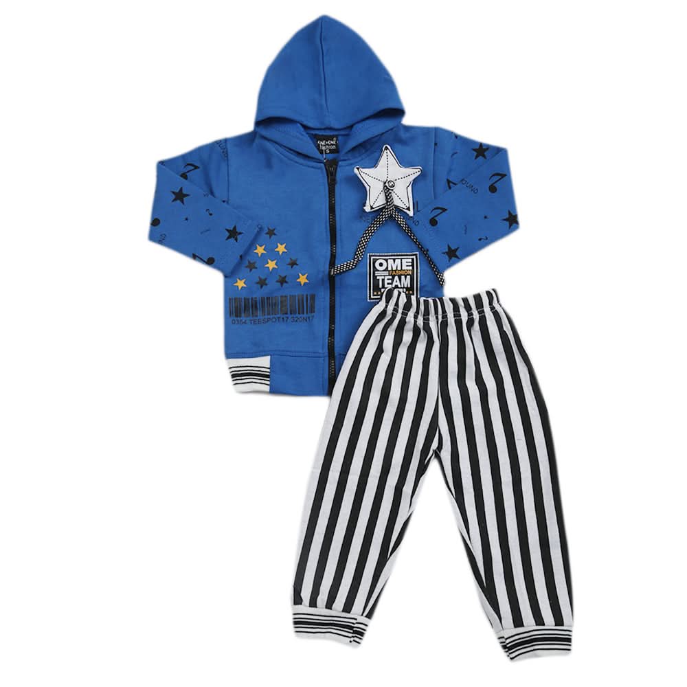 Boys Pajama Fleece Suit - Blue, Kids, Boys Sets And Suits, Chase Value, Chase Value