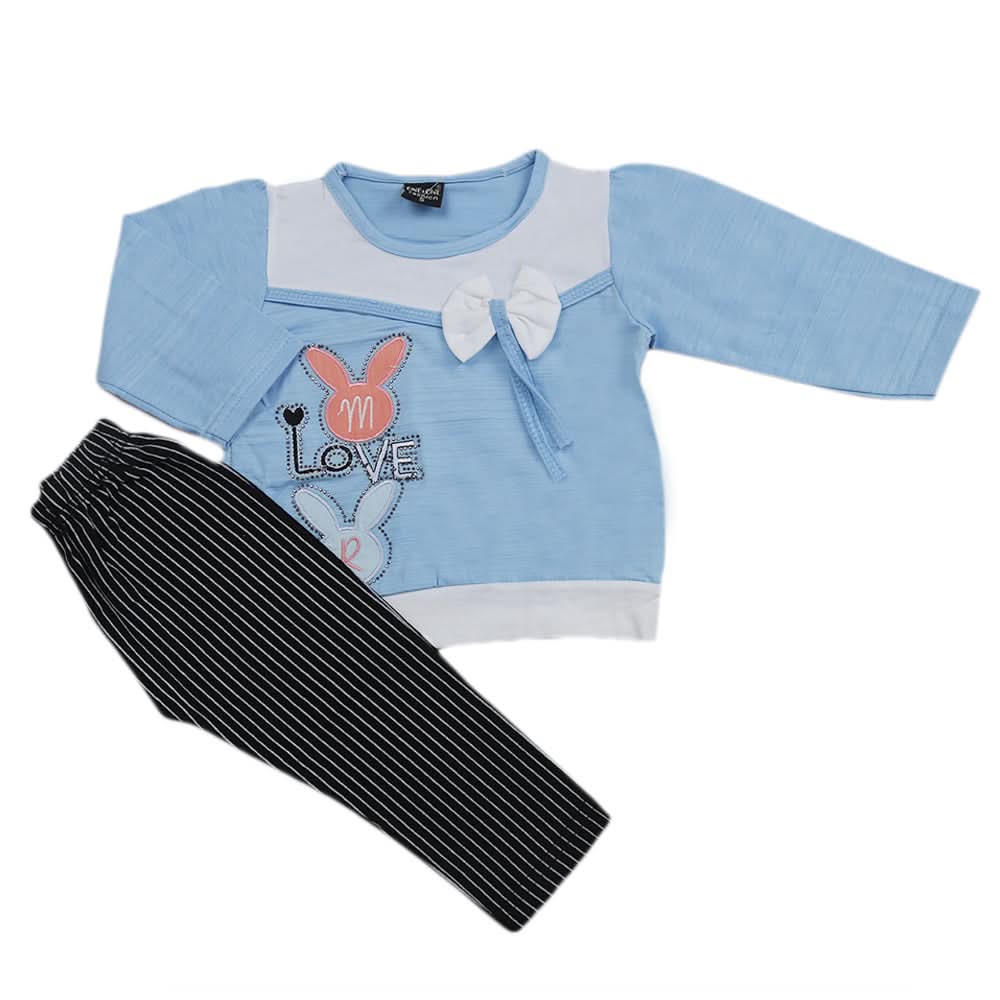 Girls Tights Suit - Blue, Kids, Girls Sets And Suits, Chase Value, Chase Value