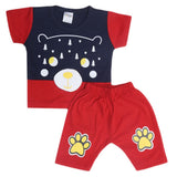 Newborn Boys Half Sleeves Suit - Navy Blue, Kids, New Born Boys Sets And Suits, Chase Value, Chase Value