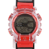 Men's Digital Wrist Watch - Red, Men, Watches, Chase Value, Chase Value