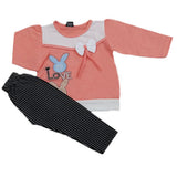 Girls Tights Suit - Peach, Kids, Girls Sets And Suits, Chase Value, Chase Value