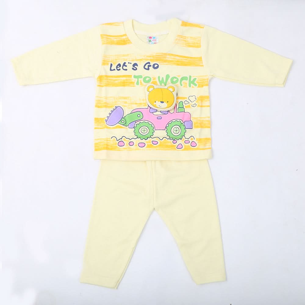 Newborn Boys Full Sleeves Suit - Yellow, Kids, NB Boys Sets And Suits, Chase Value, Chase Value