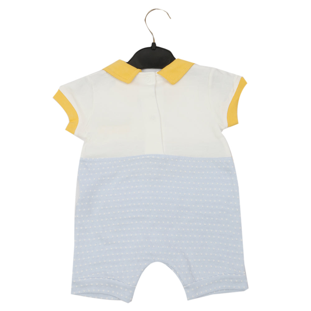 Newborn Boys Romper - Light Blue, Newborn Boys Rompers, Chase Value, Chase Value