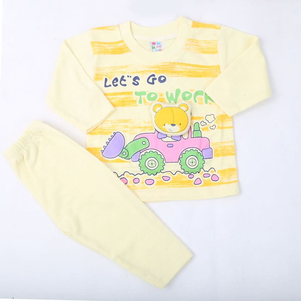 Newborn Boys Full Sleeves Suit - Yellow, Kids, NB Boys Sets And Suits, Chase Value, Chase Value
