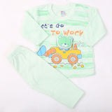 Newborn Boys Full Sleeves Suit - Green, Kids, NB Boys Sets And Suits, Chase Value, Chase Value