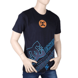 Men's Half sleeves Printed Round Neck T-Shirt - Navy Blue, Men, T-Shirts And Polos, Chase Value, Chase Value