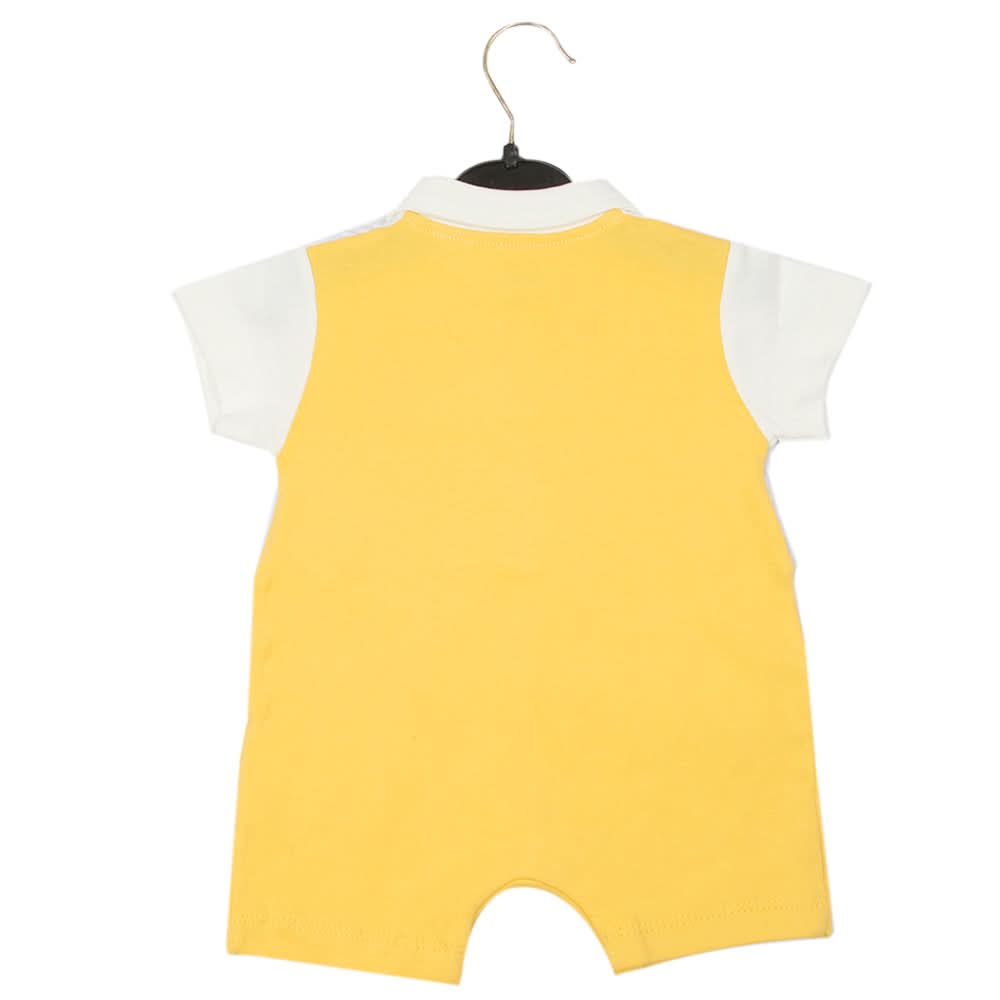 Newborn Boys Romper - Yellow, Newborn Boys Rompers, Chase Value, Chase Value