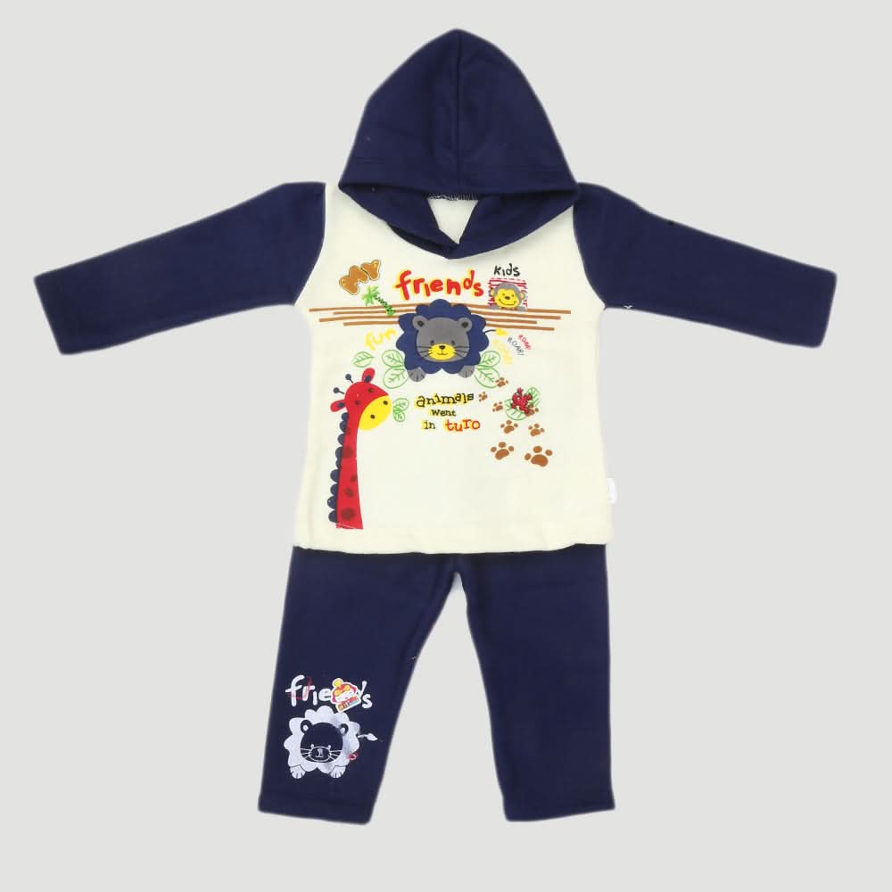 Girls Full Sleeves Polar Suit - Navy Blue, Kids, Girls Sets And Suits, Chase Value, Chase Value