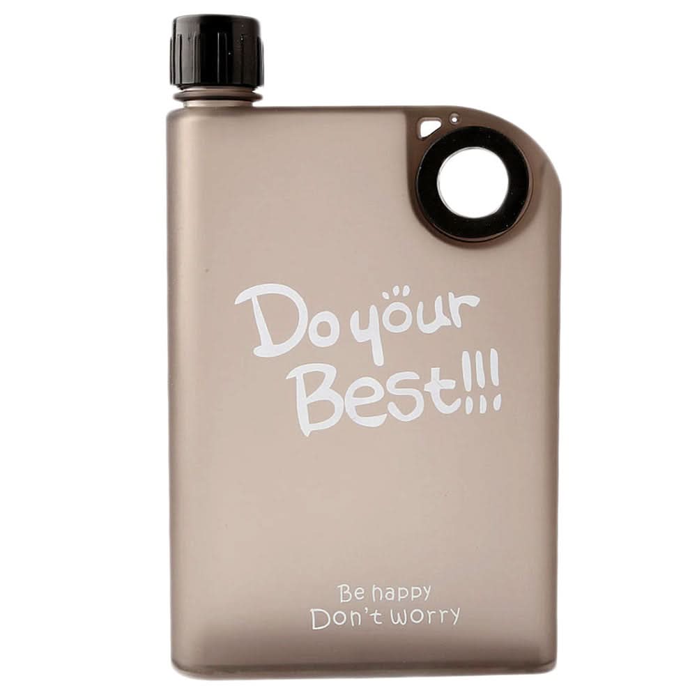 Notebook Water Bottle 380ml - Black, Home & Lifestyle, Glassware & Drinkware, Chase Value, Chase Value