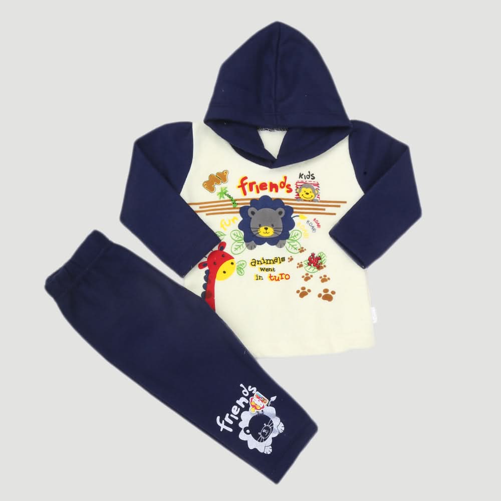 Girls Full Sleeves Polar Suit - Navy Blue, Kids, Girls Sets And Suits, Chase Value, Chase Value