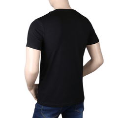 Men's Printed T-Shirt - Black - test-store-for-chase-value