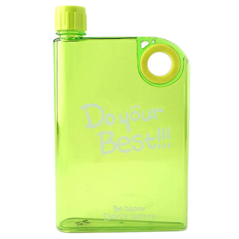 Notebook Water Bottle 380ml - Green, Home & Lifestyle, Glassware & Drinkware, Chase Value, Chase Value