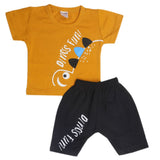 Newborn Boys Half Sleeves Suit - Brown, Kids, New Born Boys Sets And Suits, Chase Value, Chase Value