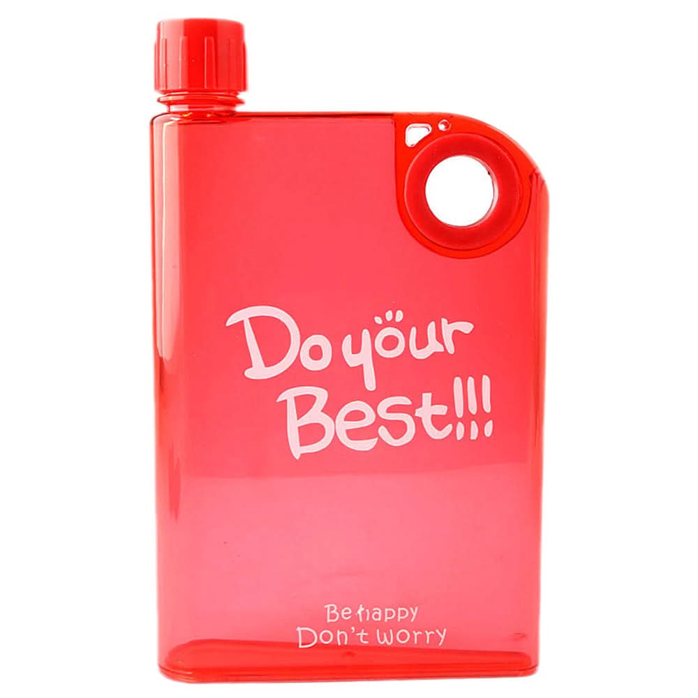 Notebook Water Bottle 380ml - Red, Home & Lifestyle, Glassware & Drinkware, Chase Value, Chase Value