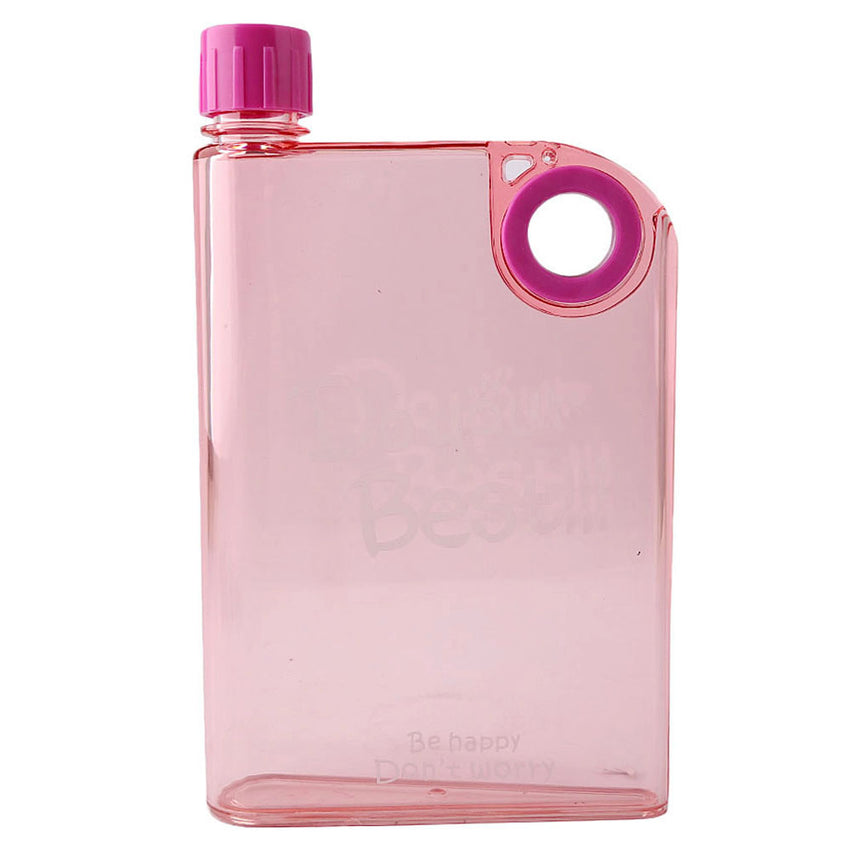 Notebook Water Bottle 380ml - Dark Pink, Home & Lifestyle, Glassware & Drinkware, Chase Value, Chase Value