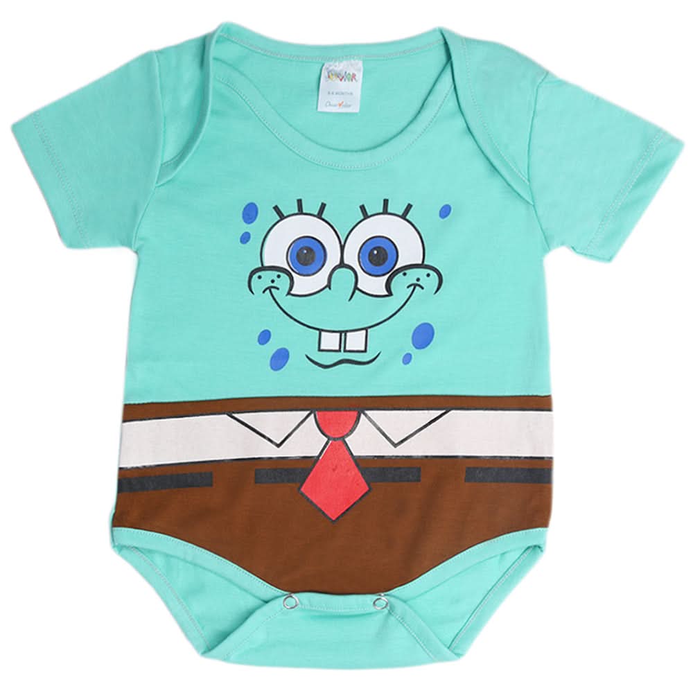 Newborn Boys Half Sleeves Romper - Cyan, Kids, Newborn Boys Rompers, Chase Value, Chase Value