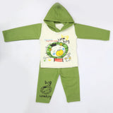 Boys Full Sleeves Polar Suit 8847 - Green, Kids, Boys Sets And Suits, Chase Value, Chase Value
