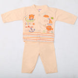 Newborn Boys Full Sleeves Suit - Peach, Kids, NB Boys Sets And Suits, Chase Value, Chase Value