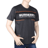 Men's Half sleeves Printed Round Neck T-Shirt - Dark Grey, Men, T-Shirts And Polos, Chase Value, Chase Value