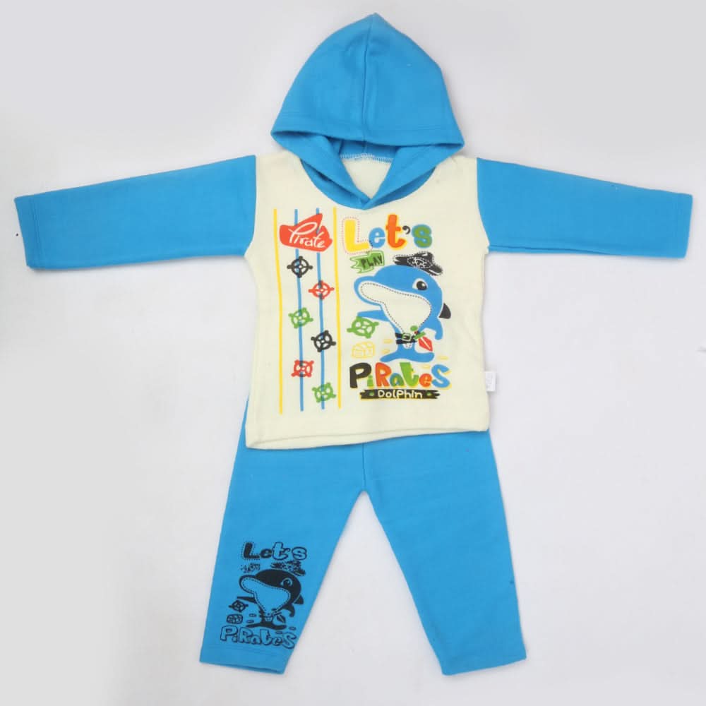 Boys Full Sleeves Polar Suit 8850 - Blue, Kids, Boys Sets And Suits, Chase Value, Chase Value