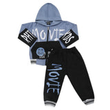 Boys Pajama Fleece Suit - Steel Blue, Kids, Boys Sets And Suits, Chase Value, Chase Value