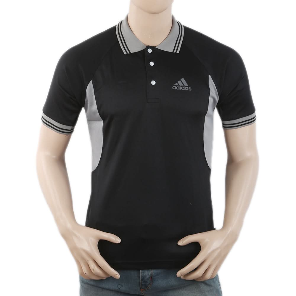 Men's Half Sleeves Polo T-Shirt - Black, Men, T-Shirts And Polos, Chase Value, Chase Value