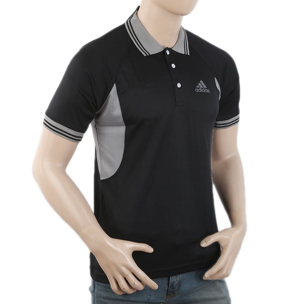 Men's Half Sleeves Polo T-Shirt - Black, Men, T-Shirts And Polos, Chase Value, Chase Value