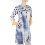 Women's Kurti - Navy Blue, Women, Ready Kurtis, Chase Value, Chase Value