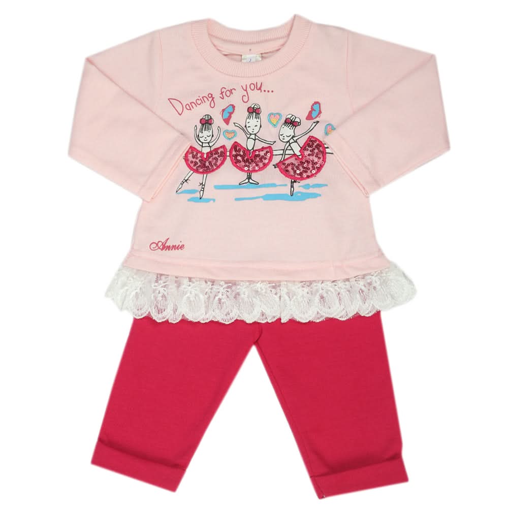 Newborn Girls Pajama Suit - Pink, Newborn Girls Sets & Suits, Chase Value, Chase Value