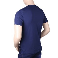 Men's Printed T-Shirt - Navy Blue - test-store-for-chase-value