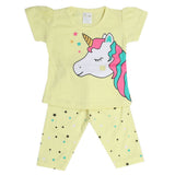 Newborn Girls Half Sleeves Suit - Yellow, Kids, Newborn Girls Sets And Suits, Chase Value, Chase Value