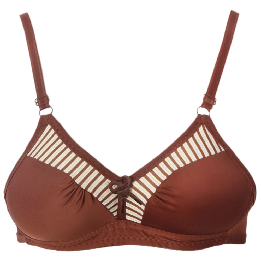 Women's Foam Bra - Dark Brown, Women, Bras, Chase Value, Chase Value