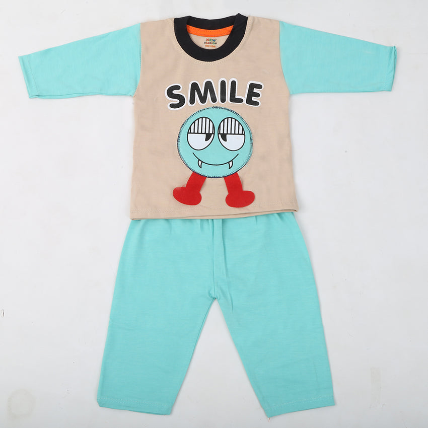 Newborn Boys Full Sleeves Suit - Cyan, Kids, NB Boys Sets And Suits, Chase Value, Chase Value