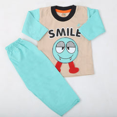 Newborn Boys Full Sleeves Suit - Cyan, Kids, NB Boys Sets And Suits, Chase Value, Chase Value