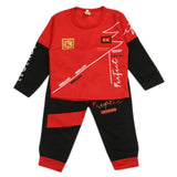 Boys Full Sleeves Pajama Suit - Red, Boys Sets & Suits, Chase Value, Chase Value