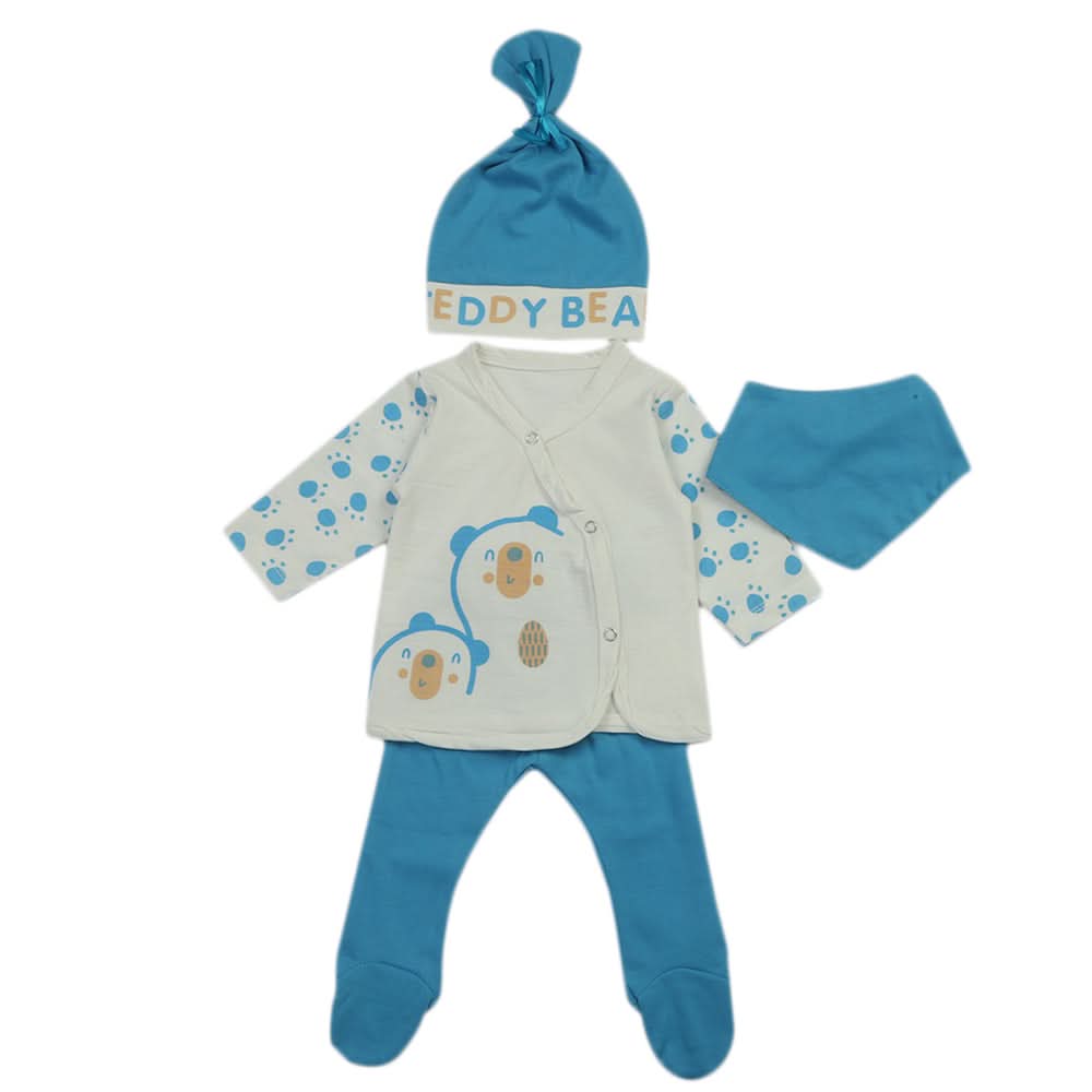 Newborn Boys Full Sleeves Suit - Blue, Newborn Boys Sets & Suits, Chase Value, Chase Value