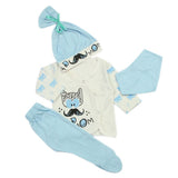 Newborn Boys Full Sleeves Suit - Blue, Newborn Boys Sets & Suits, Chase Value, Chase Value