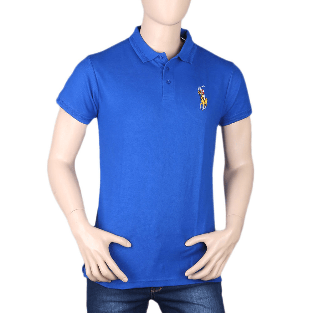 Men's Half Sleeves T-Shirt - Royal Blue, Men, T-Shirts And Polos, Chase Value, Chase Value