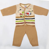 Newborn Boys Full Sleeves Suit - Beige, Kids, NB Boys Sets And Suits, Chase Value, Chase Value