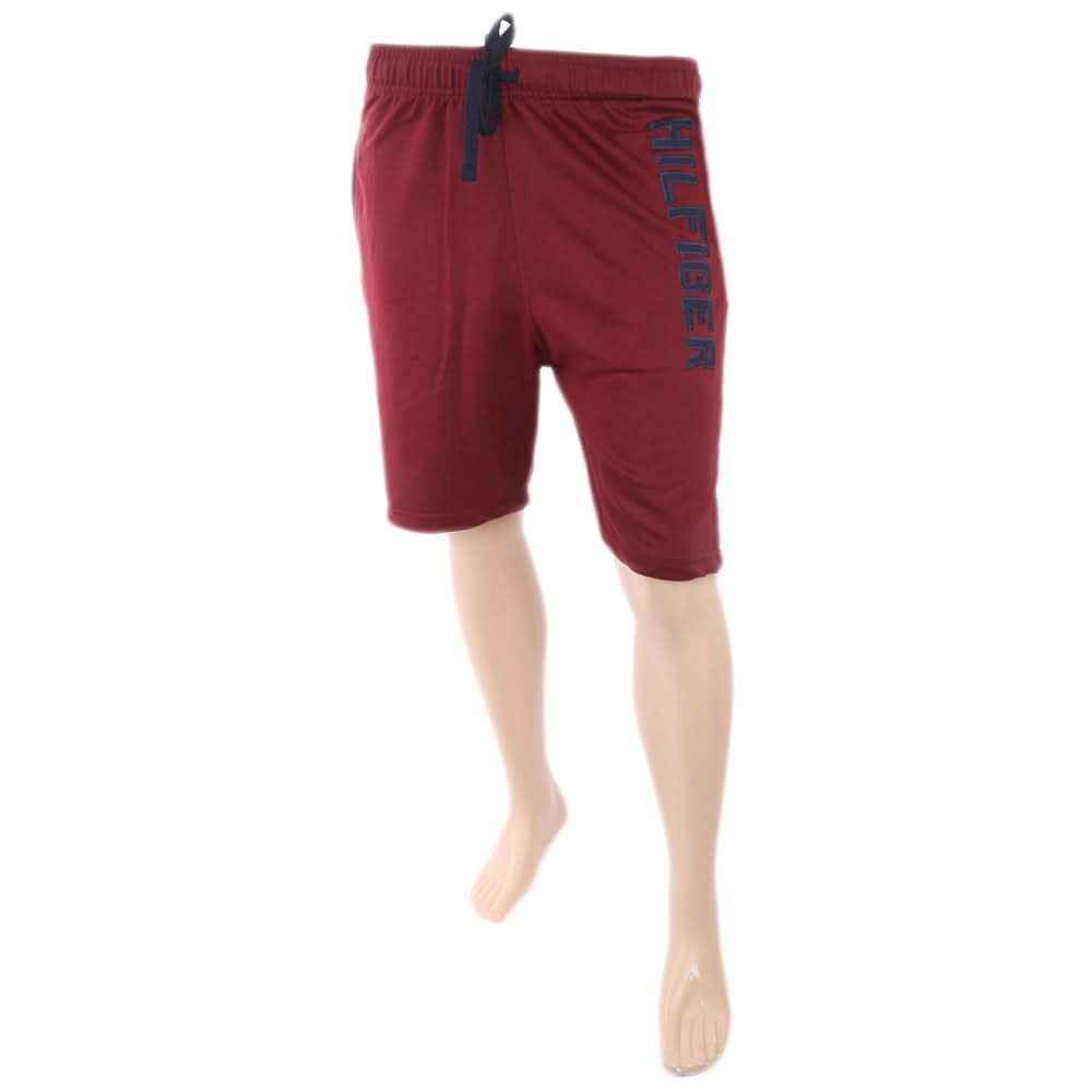 Men's Knitted Short - Maroon, Men, Shorts, Chase Value, Chase Value