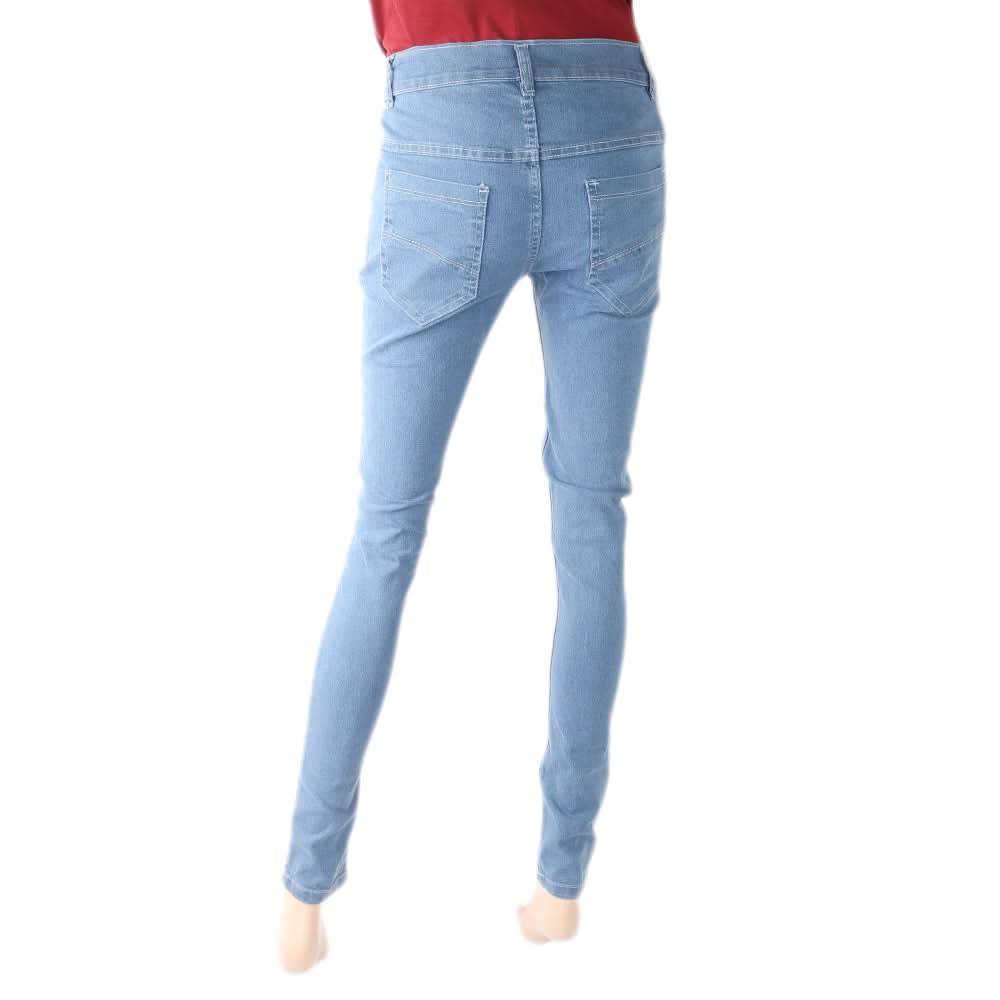 Women's Denim Pant - Light Blue, Women, Pants & Tights, Chase Value, Chase Value