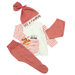 Newborn Boys Full Sleeves Suit - Pink, Newborn Boys Sets & Suits, Chase Value, Chase Value