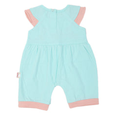 Newborn Girls Romper - Cyan, Kids, NB Girls Rompers, Chase Value, Chase Value