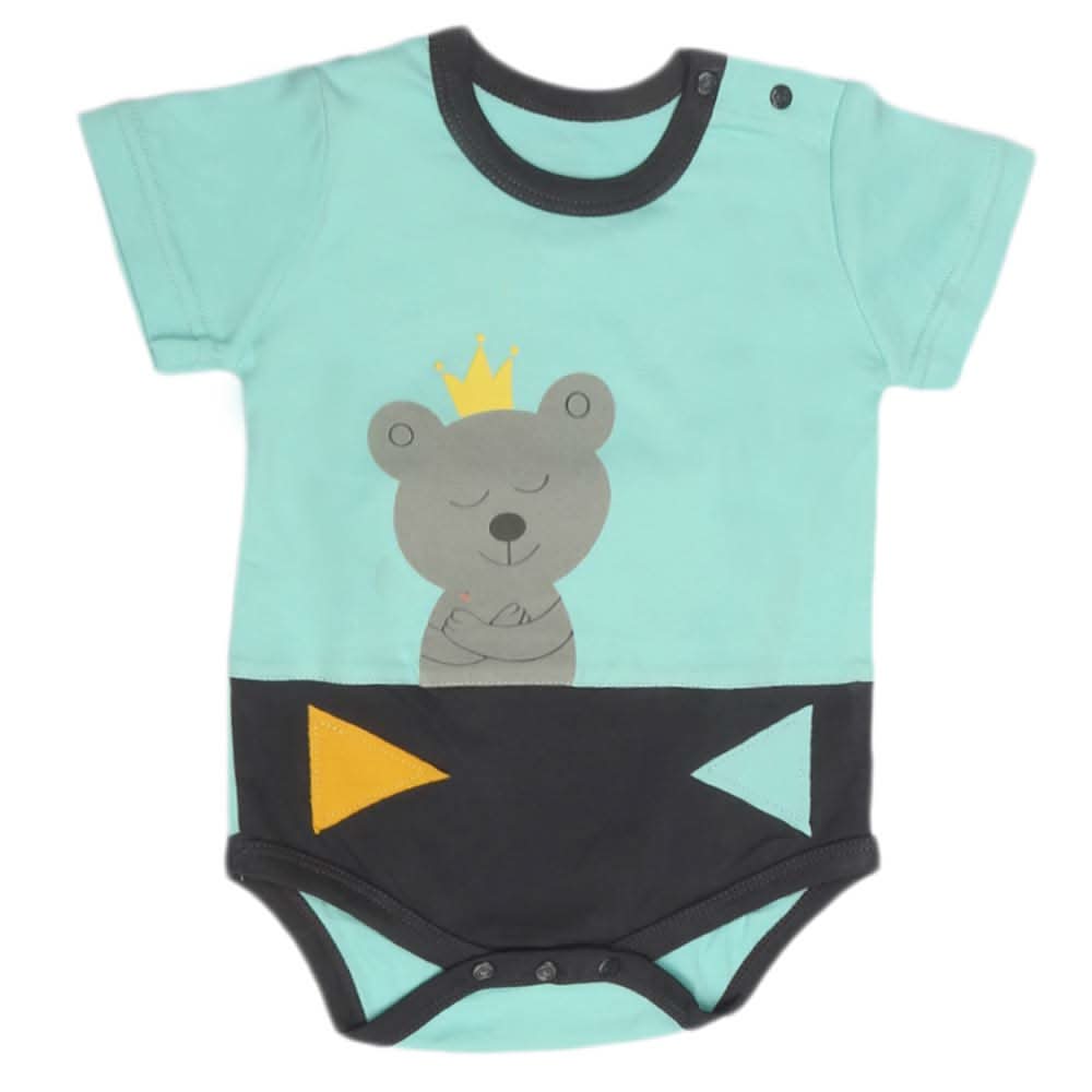 Newborn Unisex Romper - Light Green, Kids, NB Girls Rompers, Chase Value, Chase Value