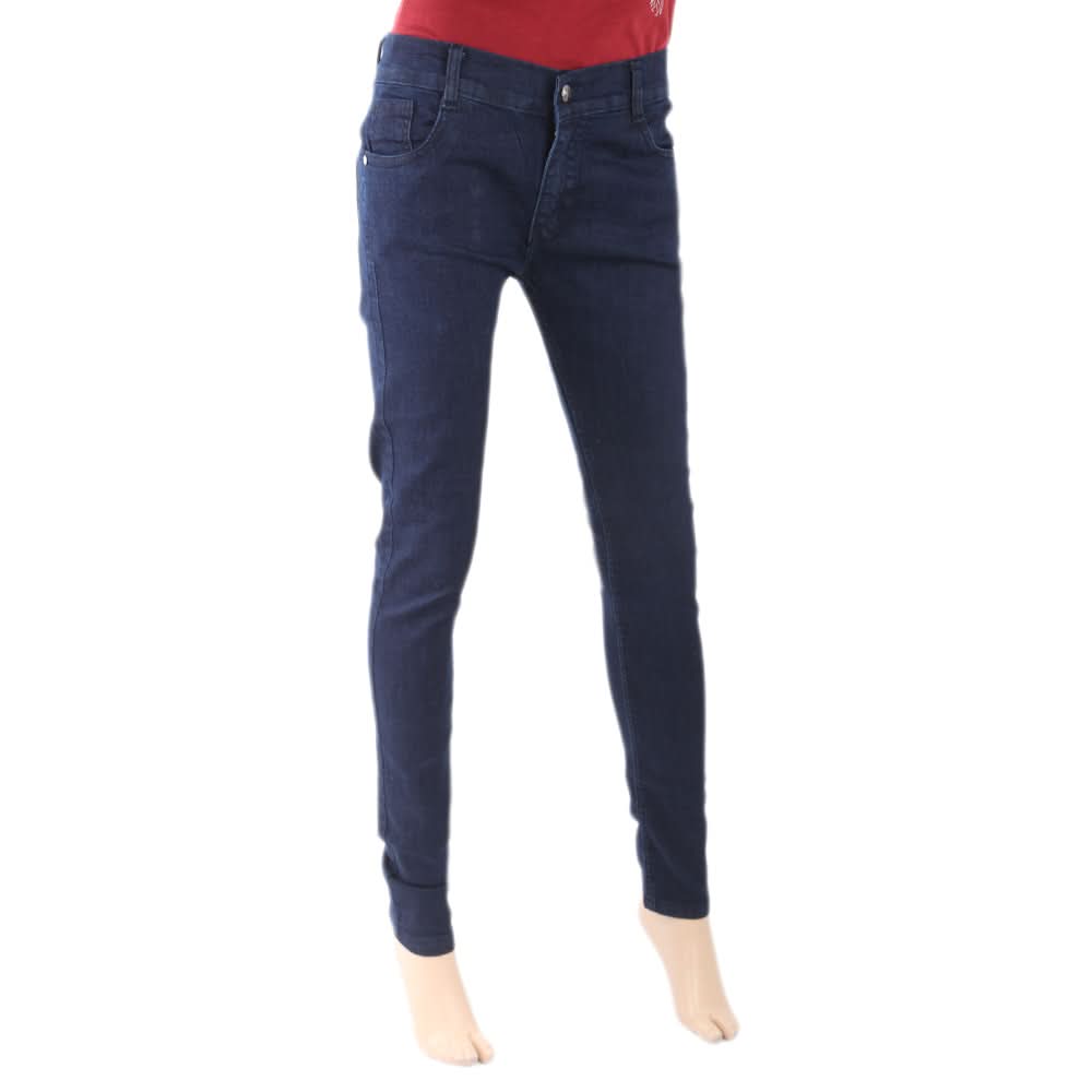 Women's Denim Pant - Dark Blue, Women, Pants & Tights, Chase Value, Chase Value